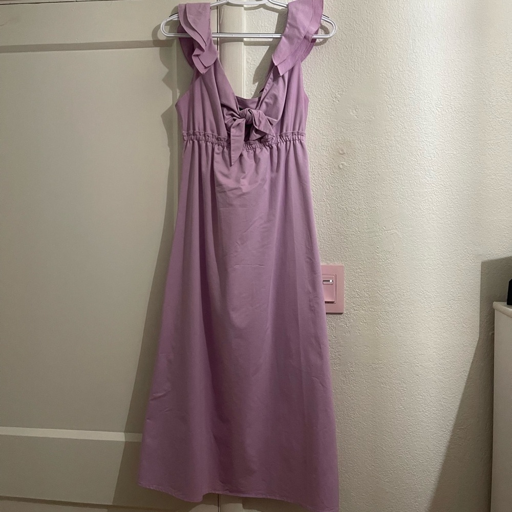 DREW purple dress